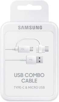 Samsung usb combo cable type-c & micro usb