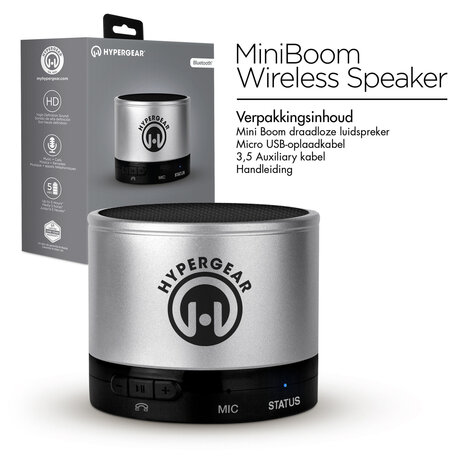 HyperGear MiniBoom Bluetooth-luidspreker 