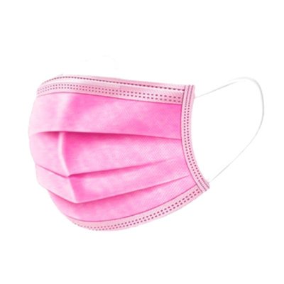 Disposable mouth mask pink 10 pieces